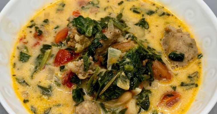 Soup Days: White Bean and Sausage Soup